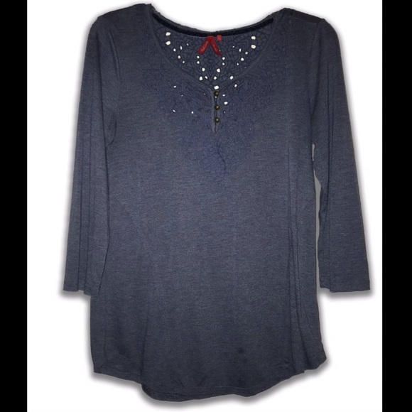 Casual blue top - Picture 1 of 2